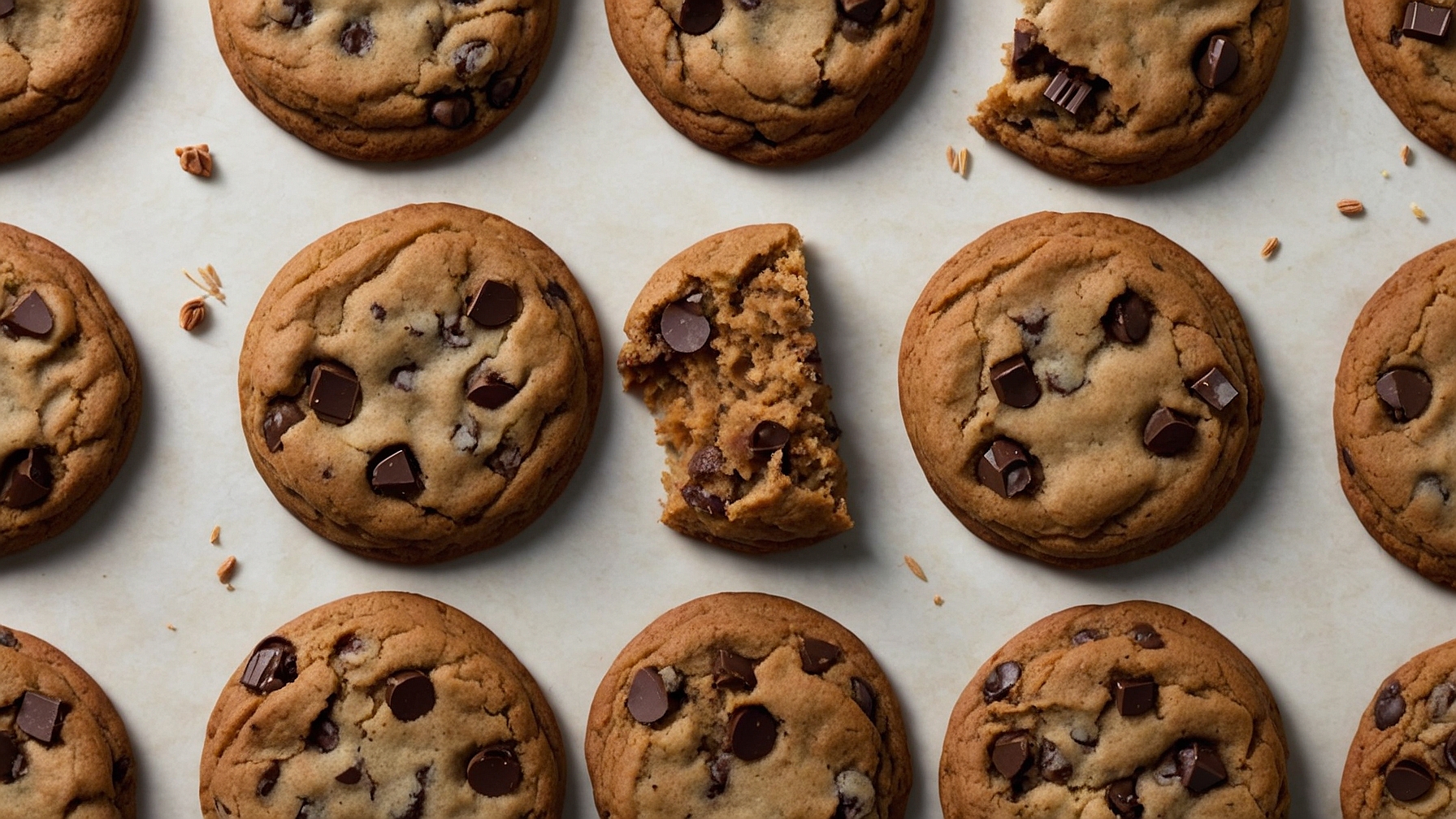 100 Whole Wheat Chocolate Chip Cookies