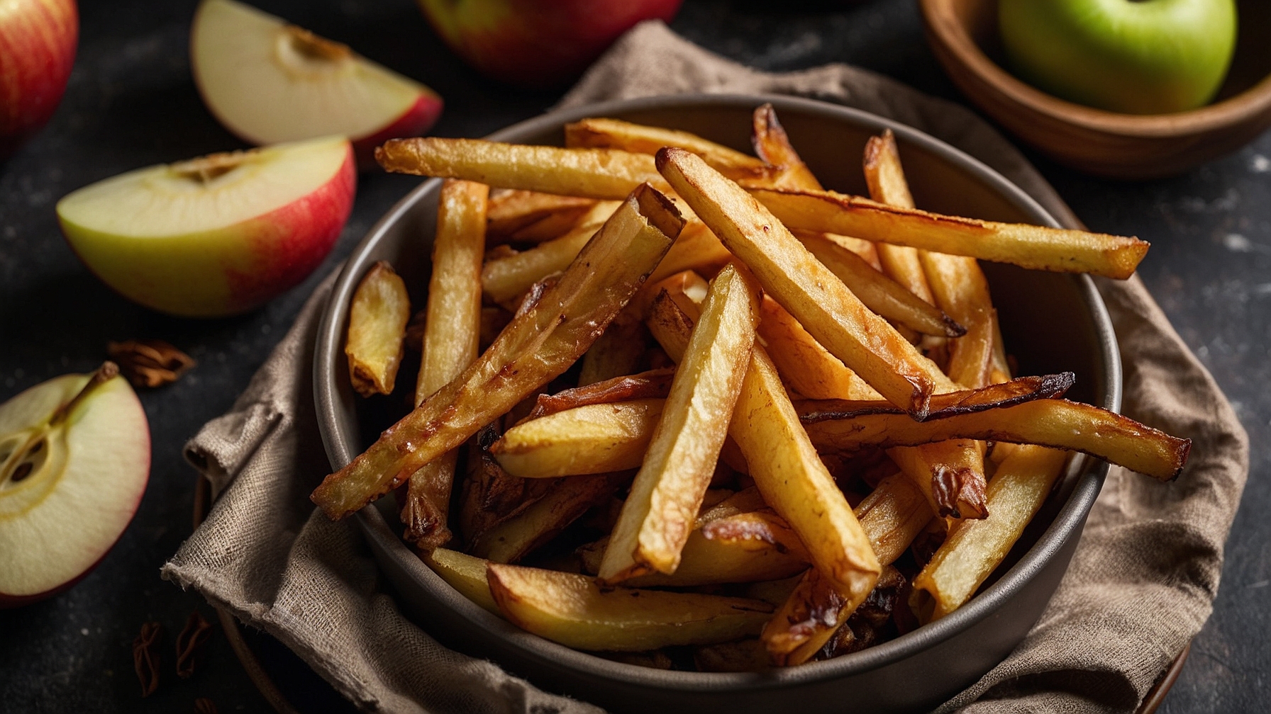 Air Fryer Apple Fries