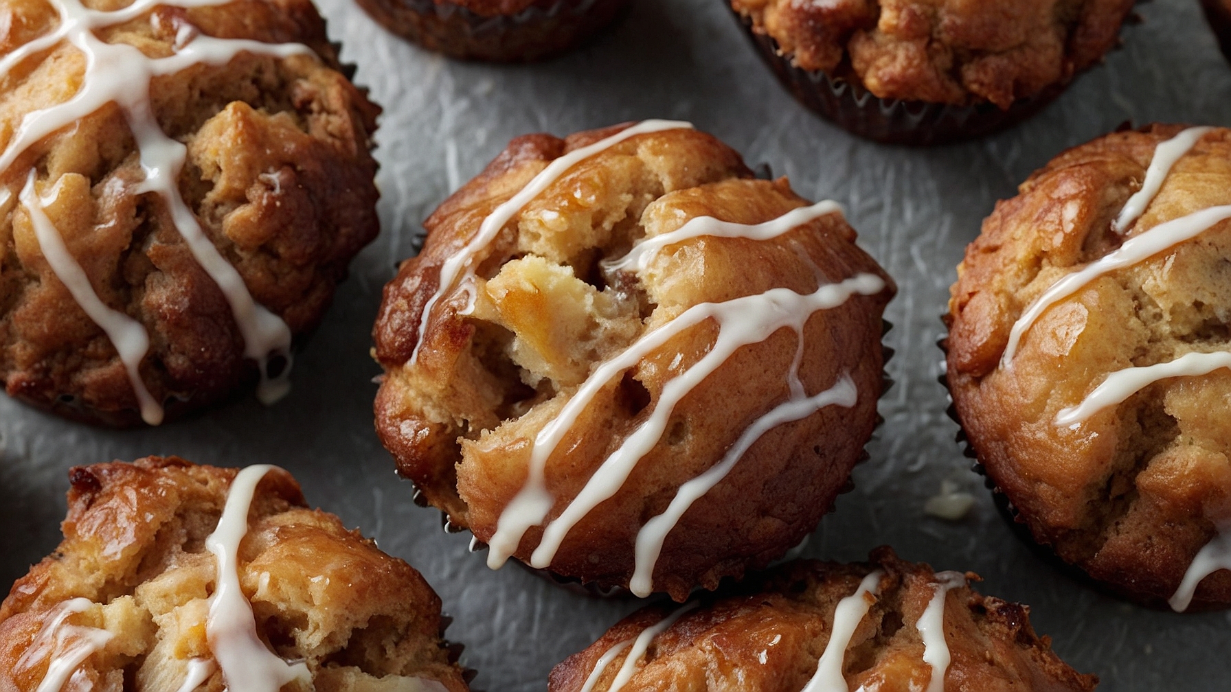 Apple Fritter Muffins