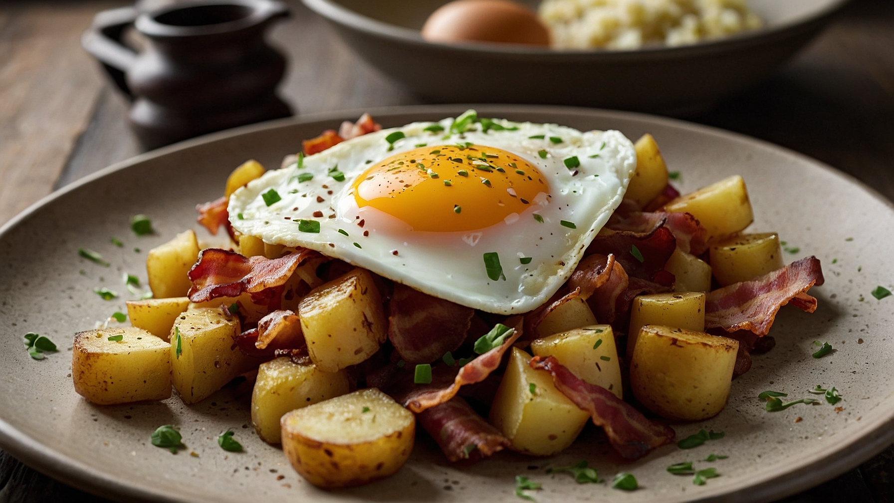 Bacon Egg And Potato Hash