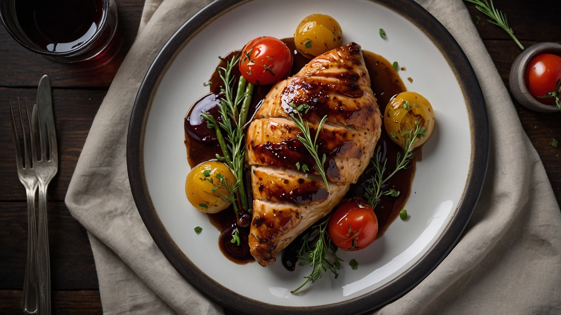 Balsamic Baked Chicken Breast