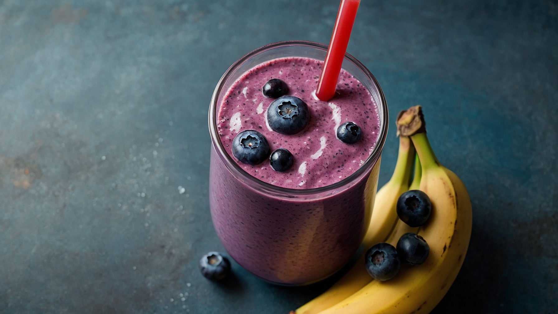 Banana Blueberry Chia Smoothie