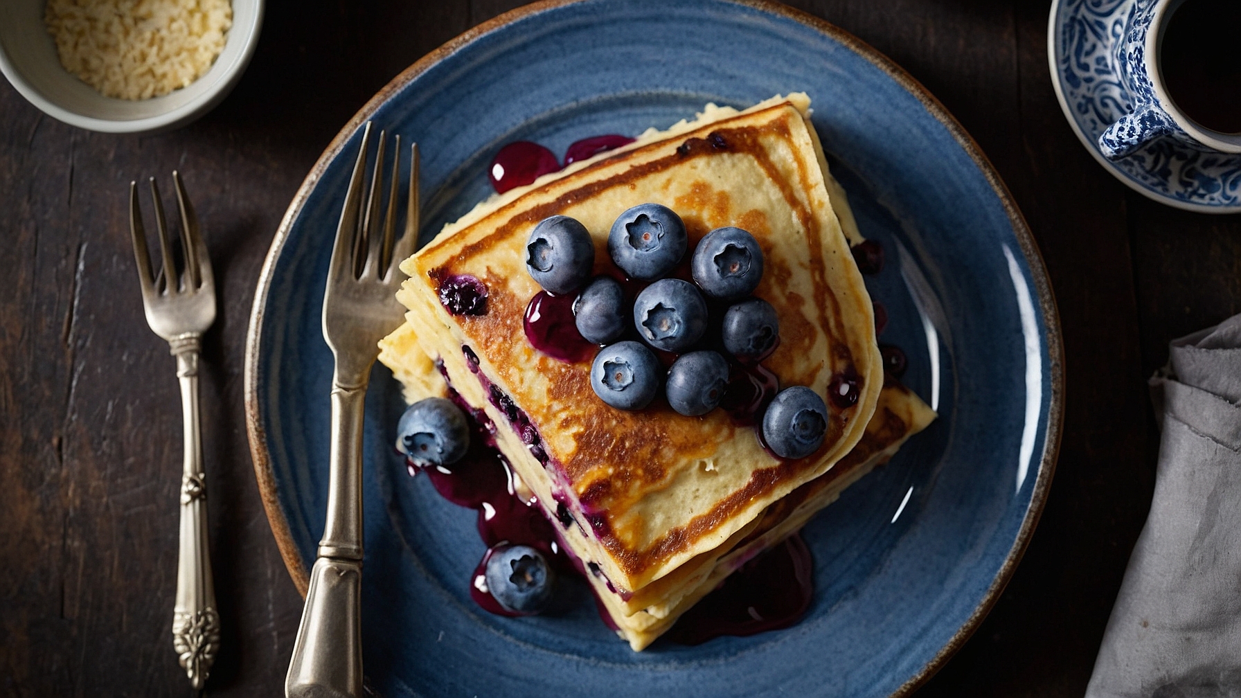Blueberry Buttermilk Pancake Casserole