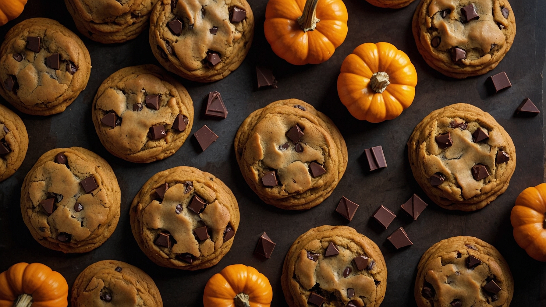 Brown Butter Pumpkin Chocolate Chip Cookies