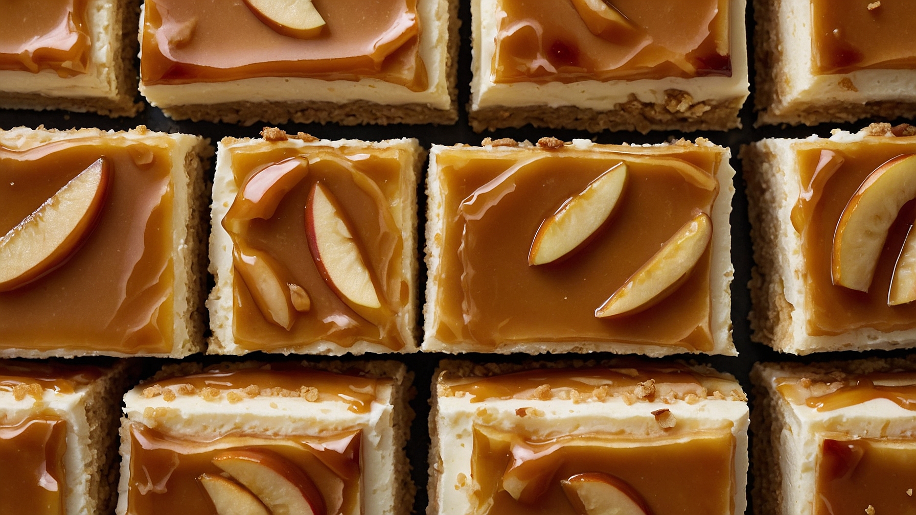 Caramel Apple Cheesecake Bars