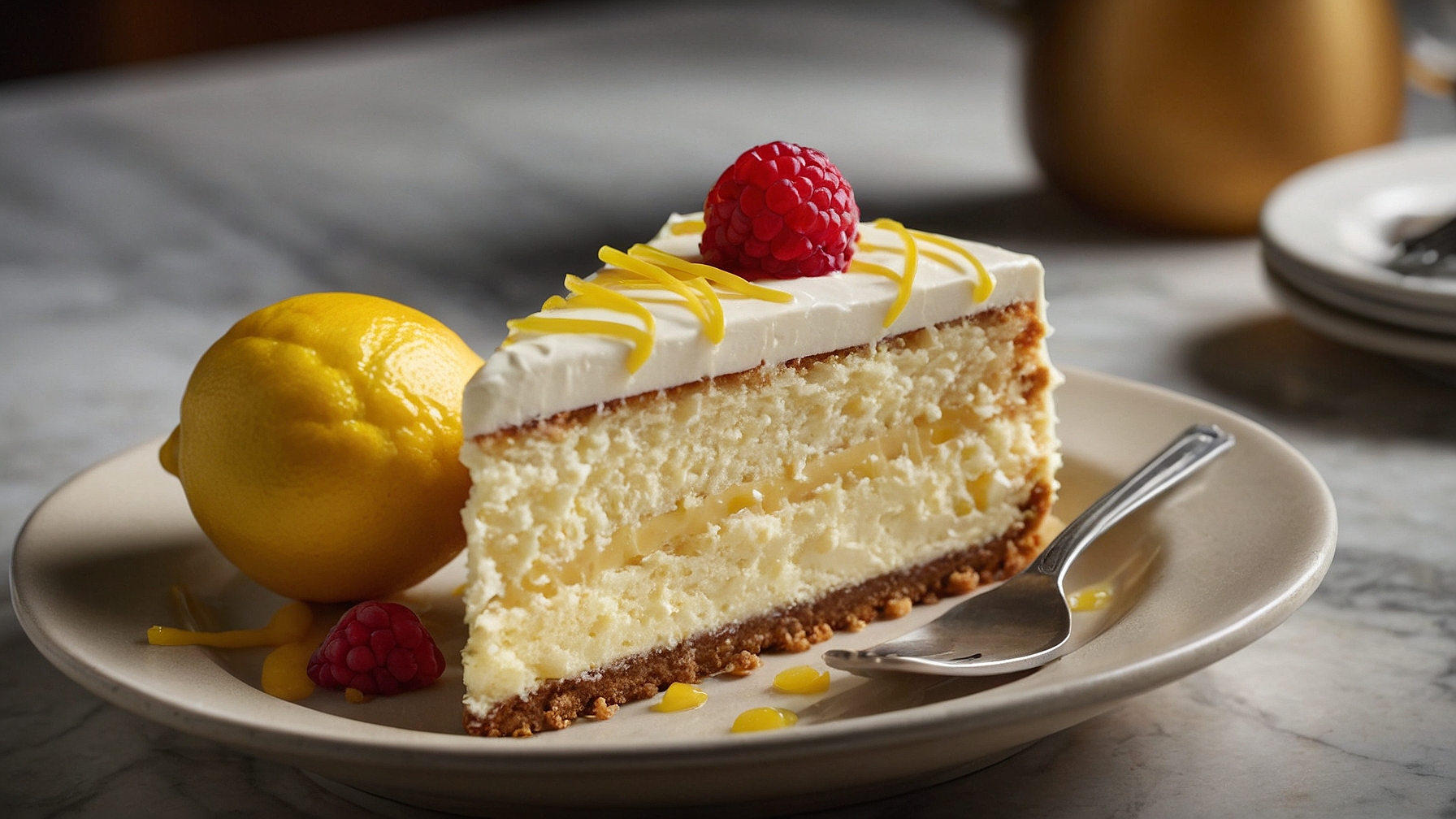Cheesecake Factory Italian Lemon Cream Cake