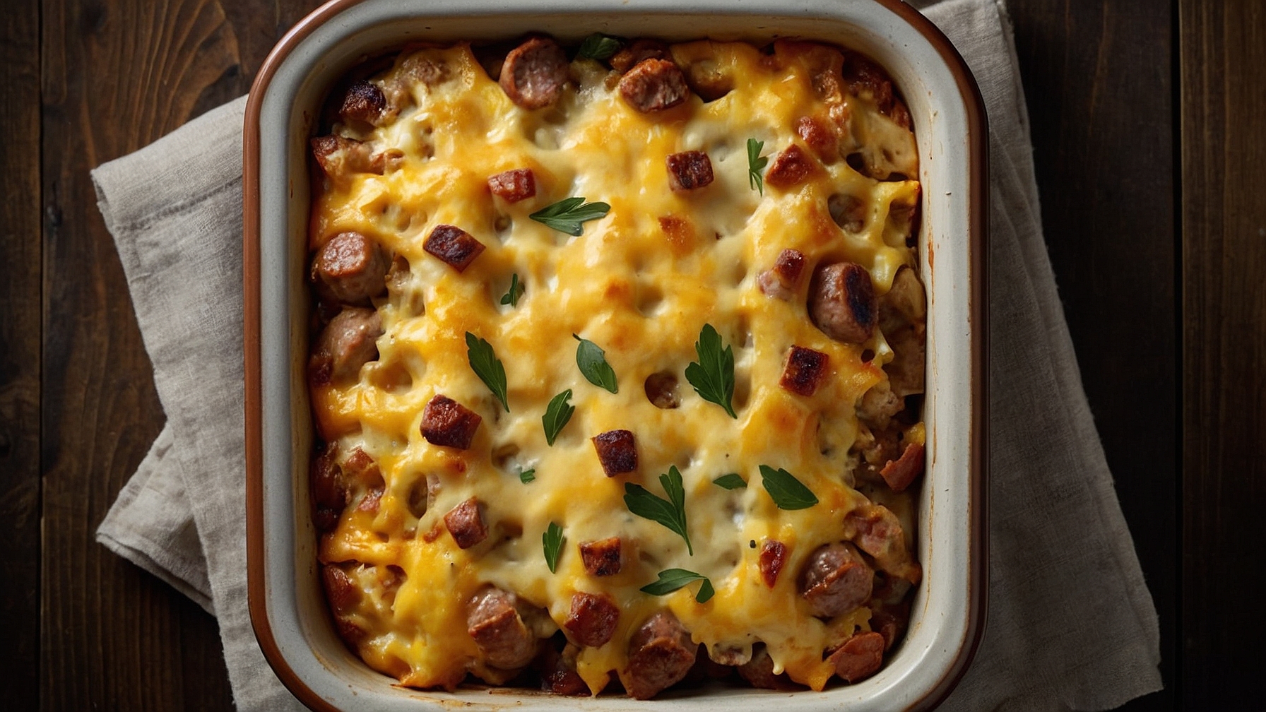 Cheesy Sausage Breakfast Casserole