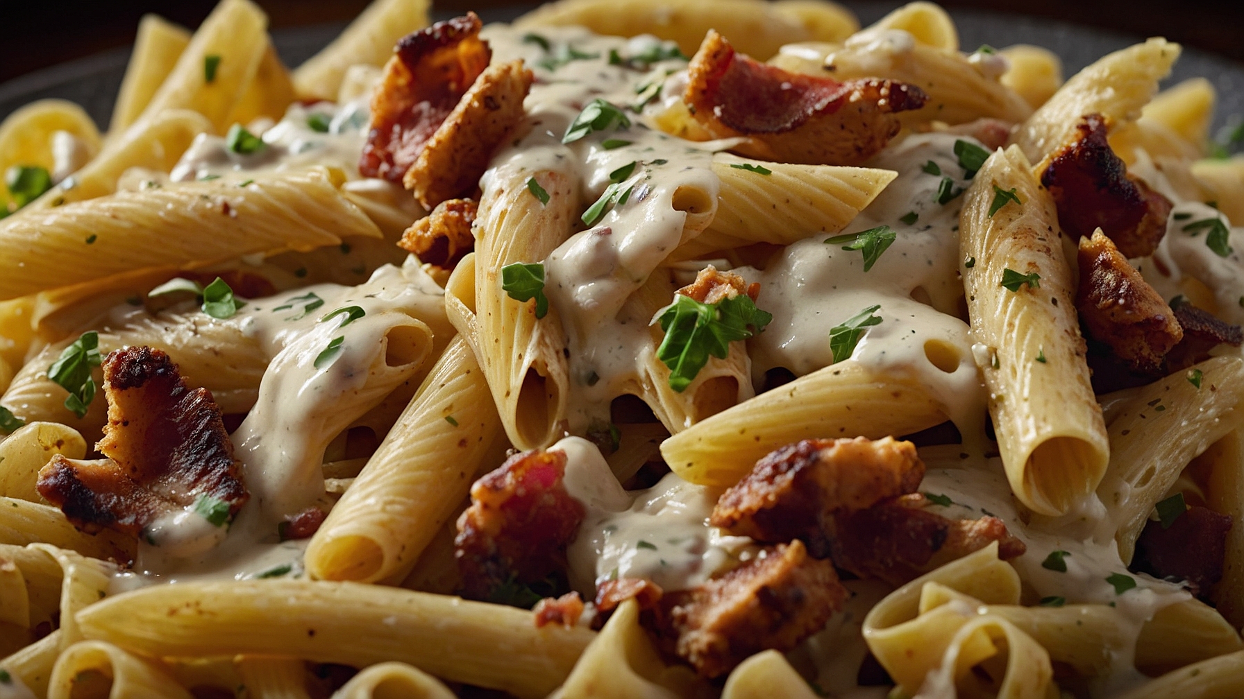 Chicken Bacon Ranch Pasta