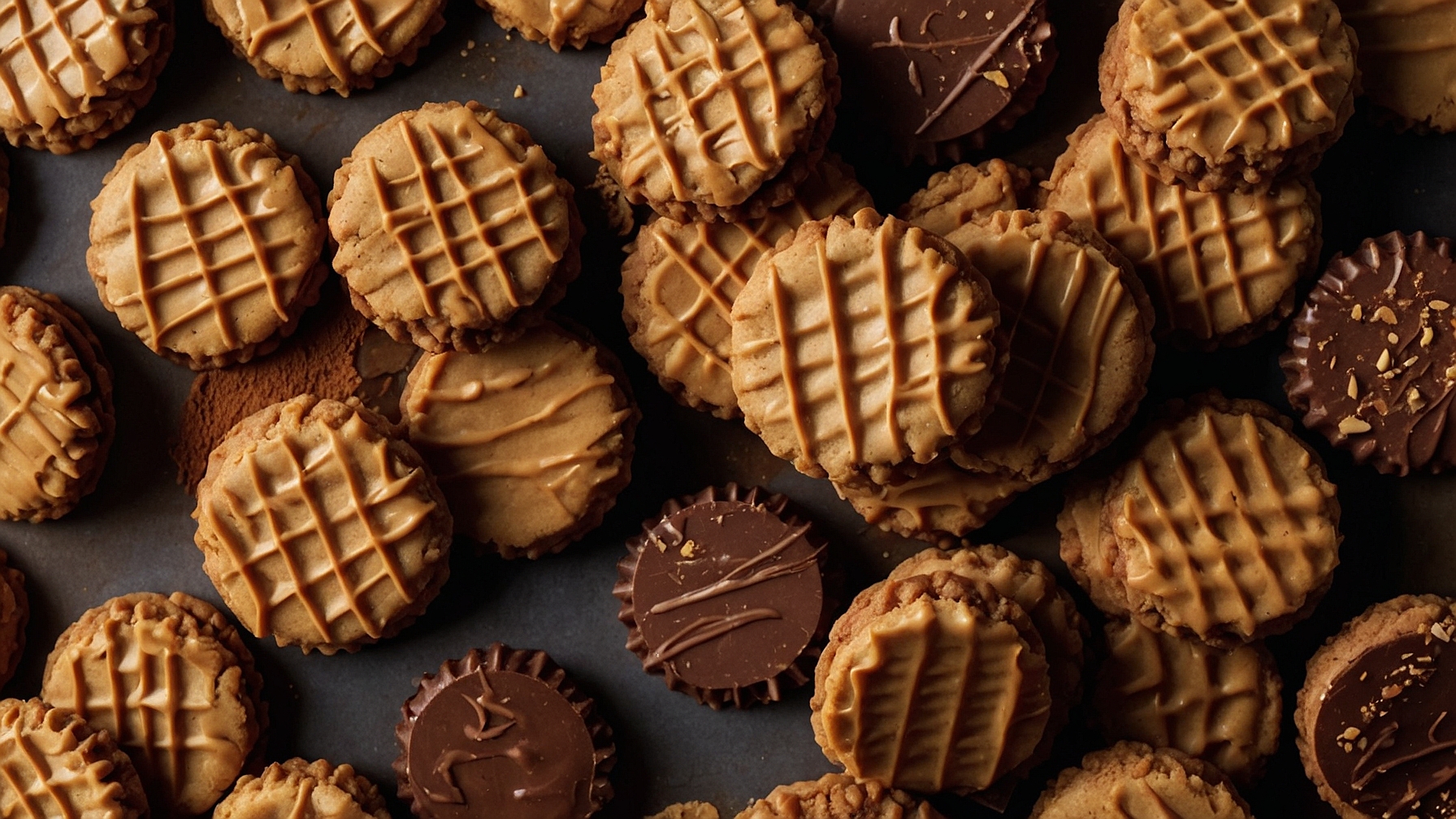 Chocolate Peanut Butter Ritz Cookies