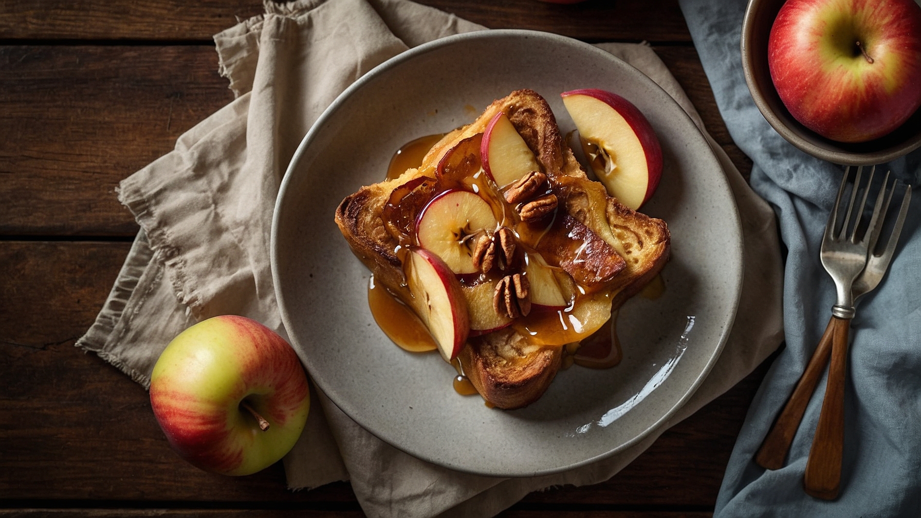 Cinnamon Apple French Toast Bake