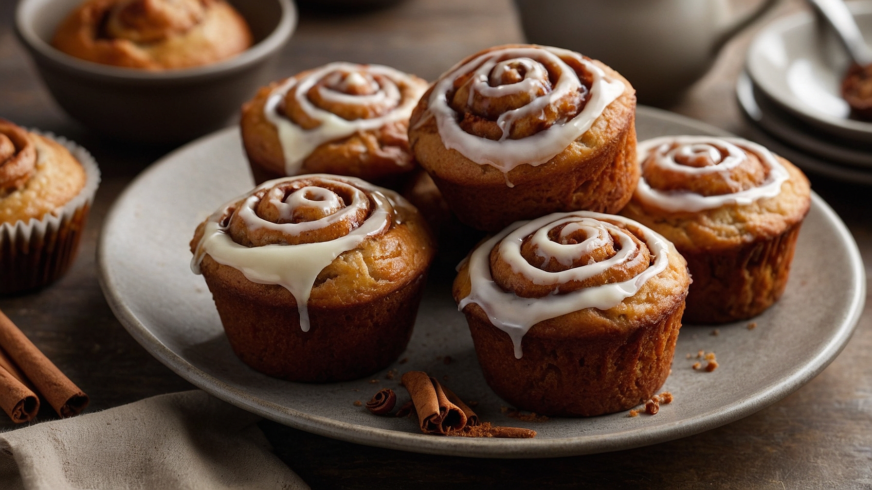 Cinnamon Roll Muffins