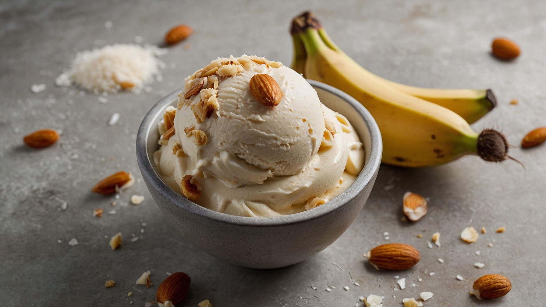 Coconut Milk Banana Smoothie Ice Cream