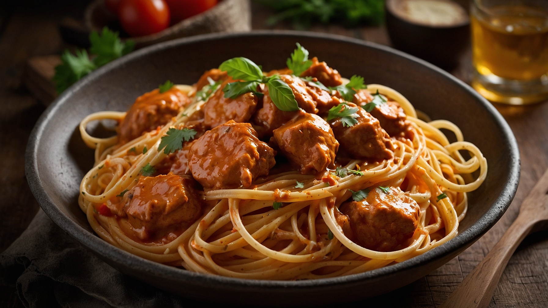 Cowboy Butter Chicken Linguine