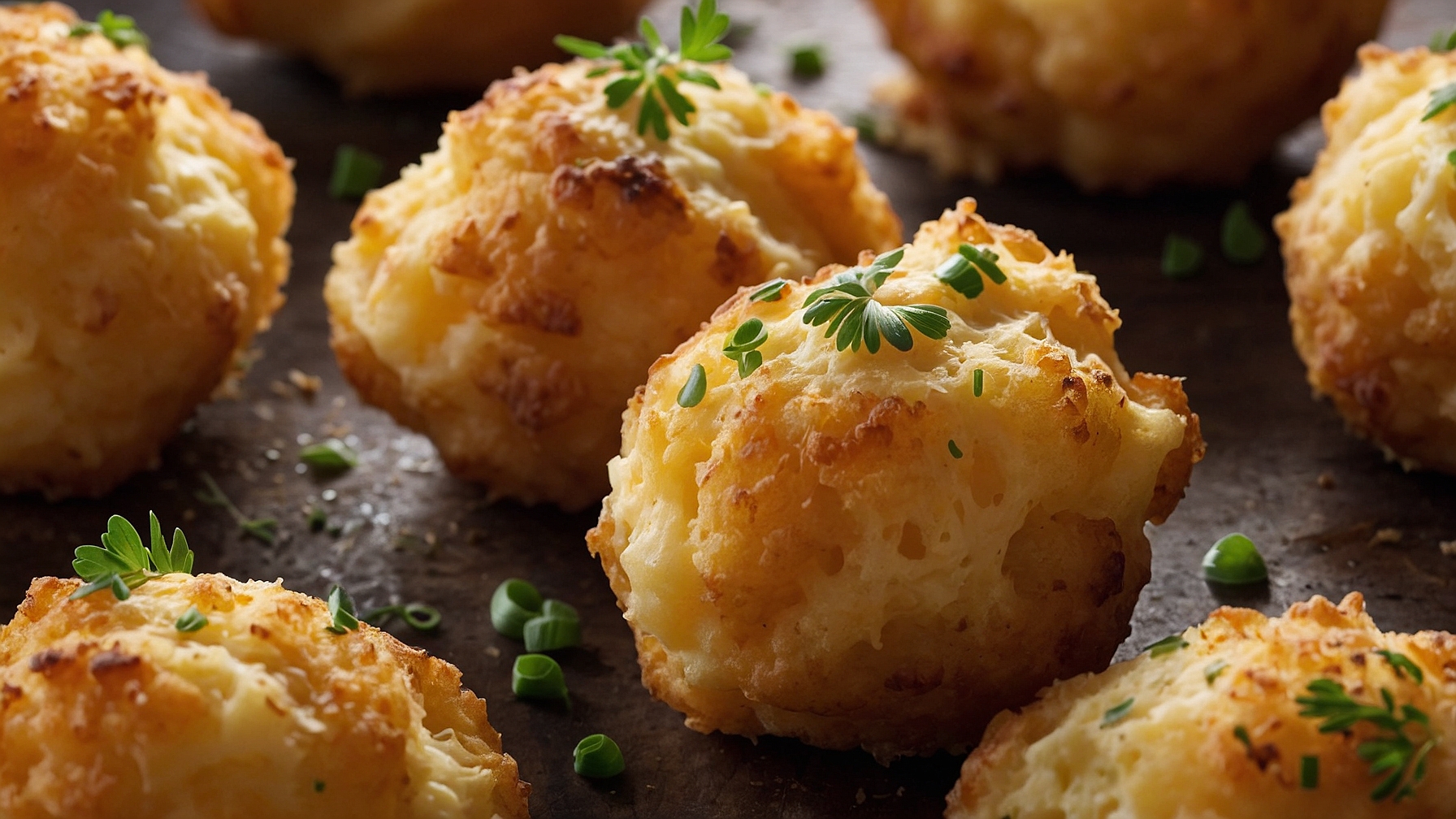 Crispy Mashed Potato Cheese Puffs