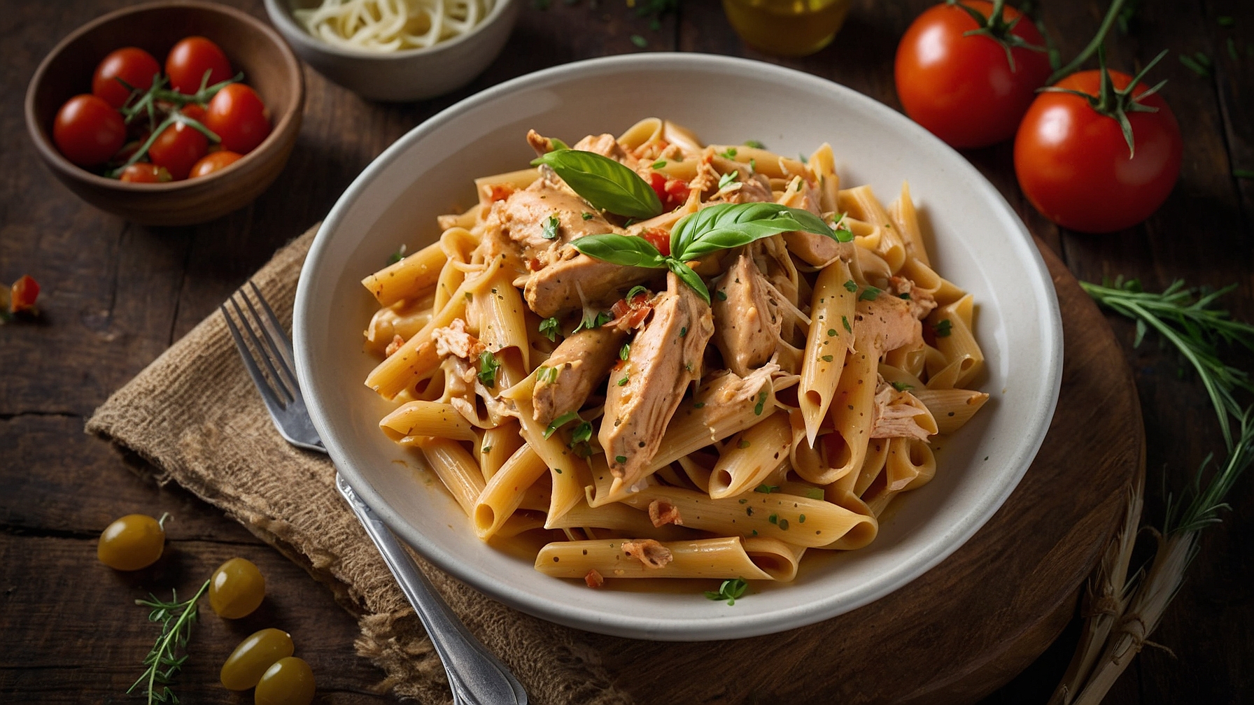 Crock Pot Creamy Cajun Chicken Pasta