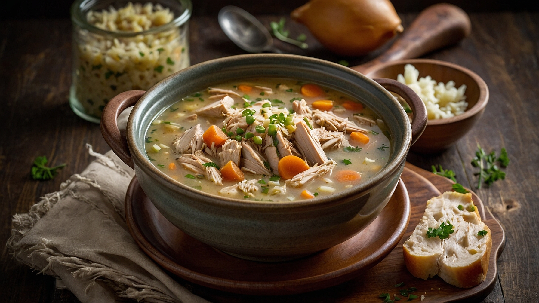Crockpot Chicken And Rice Soup