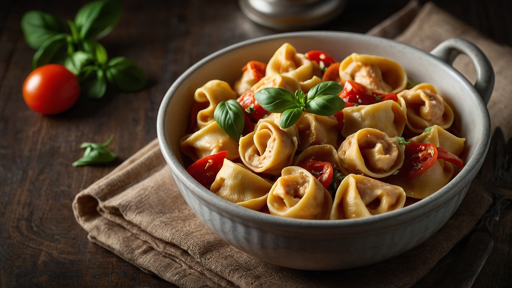 Crockpot Chicken Tortellini