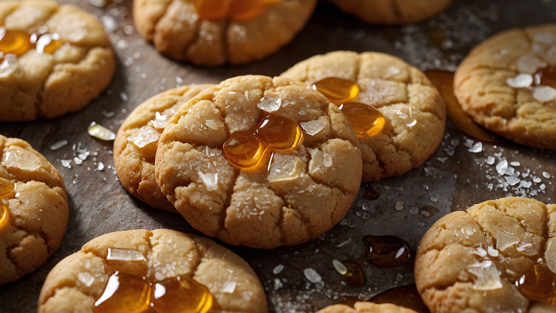 Deliciously Soft Salted Honey Cookies