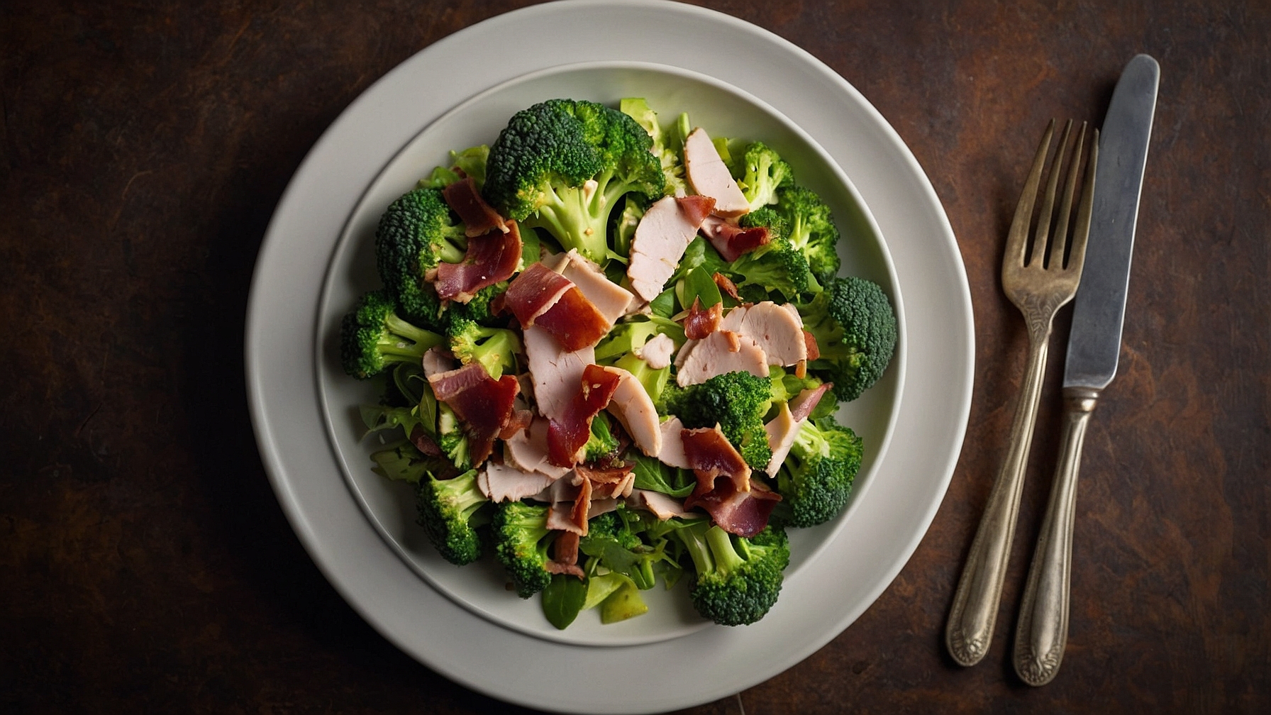 Easy Broccoli Turkey Bacon Salad
