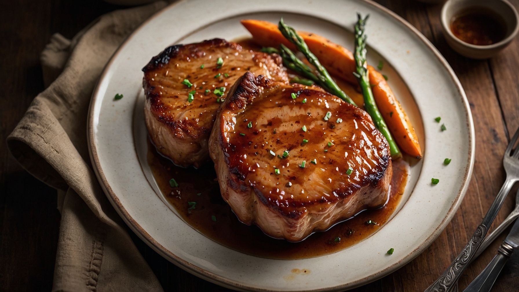 Easy Brown Sugar Pork Chops