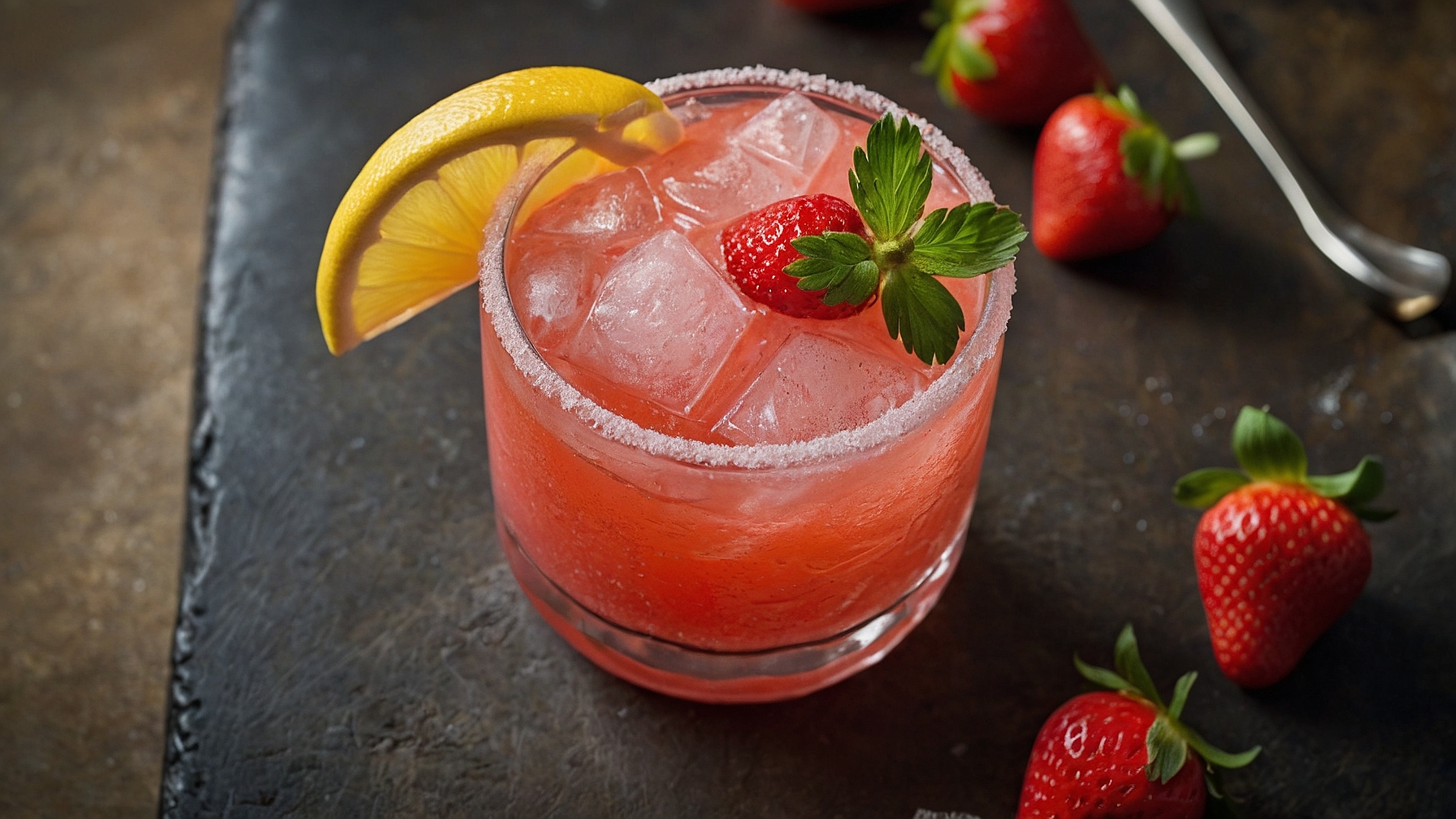 Easy Frozen Strawberry Lemonade