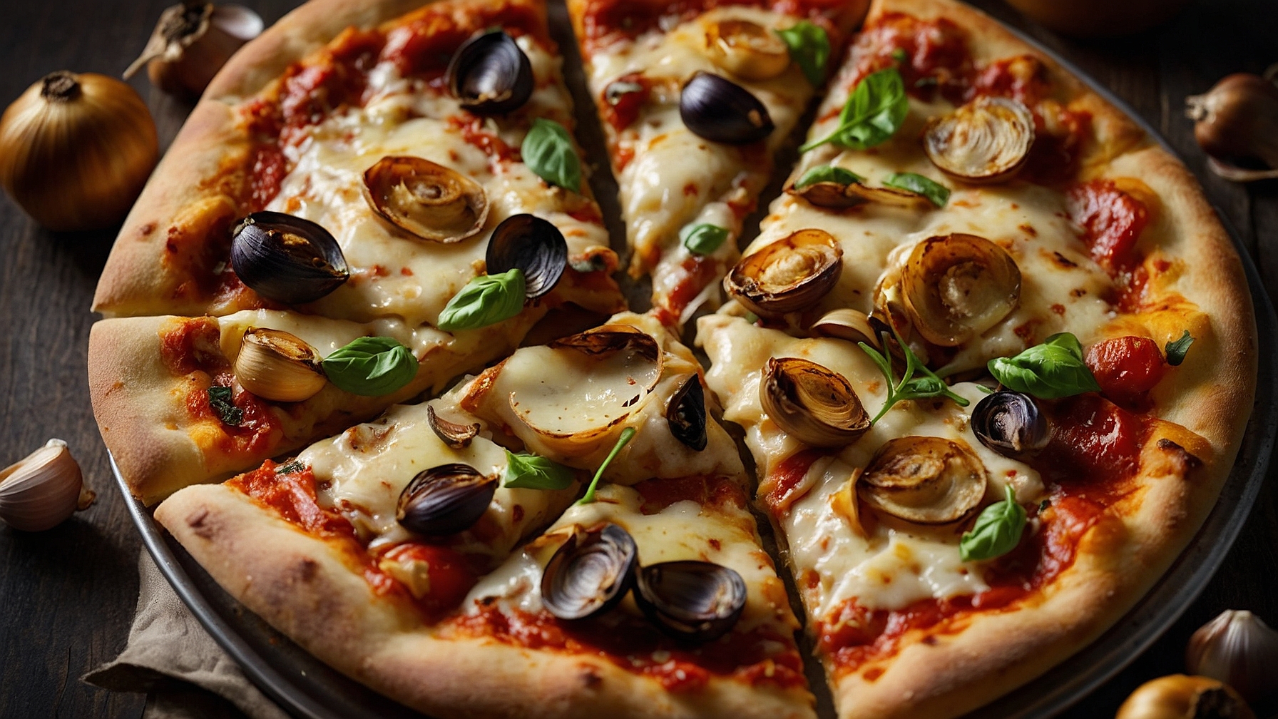 Epic Roasted Garlic Pizza