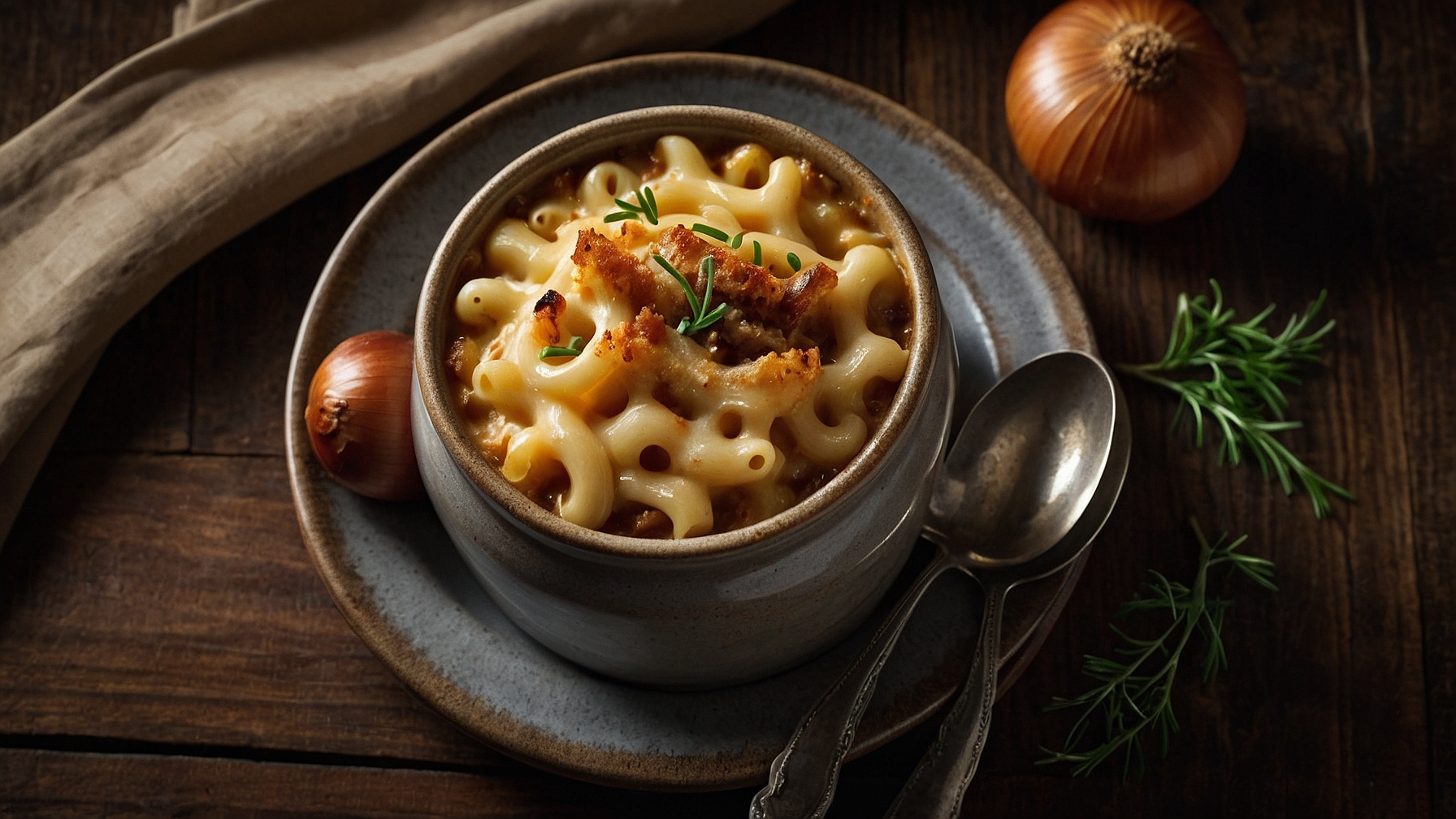 French Onion Soup Mac And Cheese