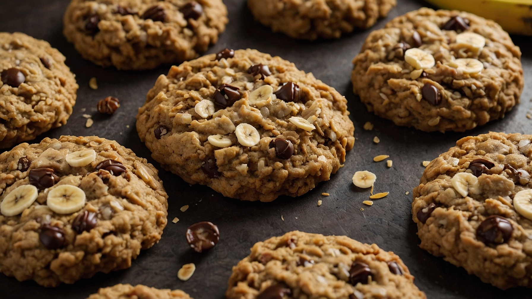Healthy Banana Monster Cookies