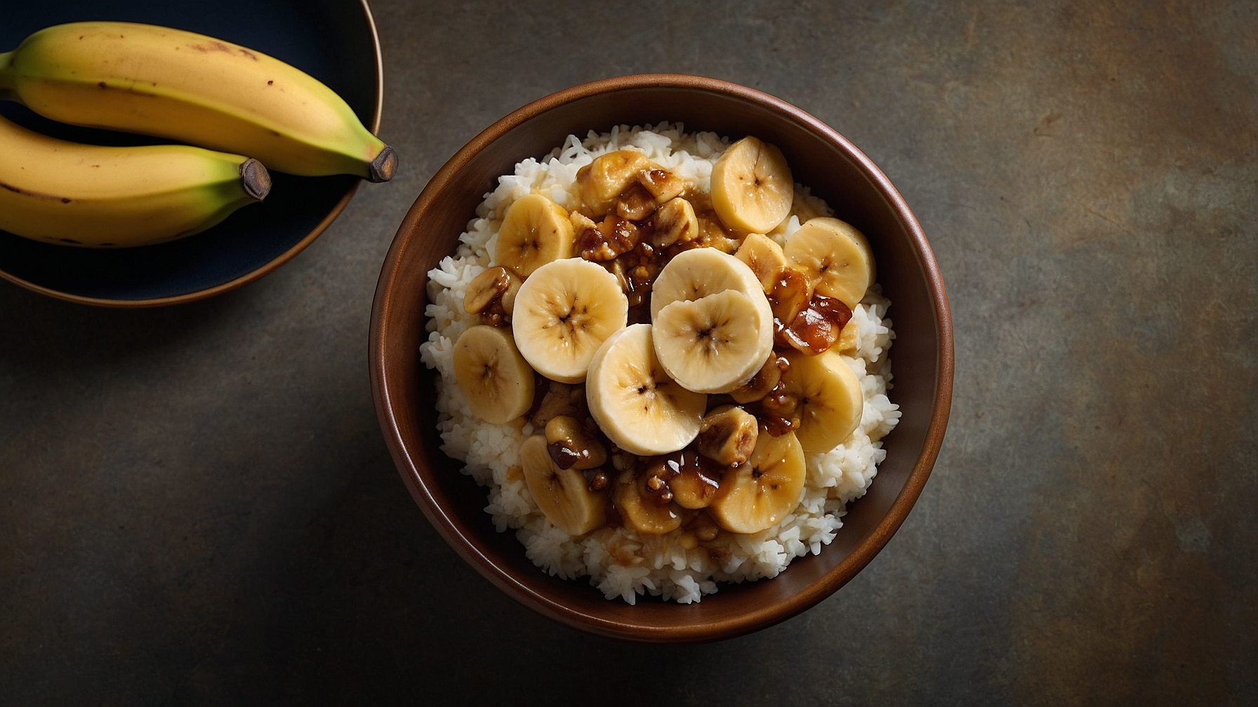 High Protein Caramelized Banana Bowl