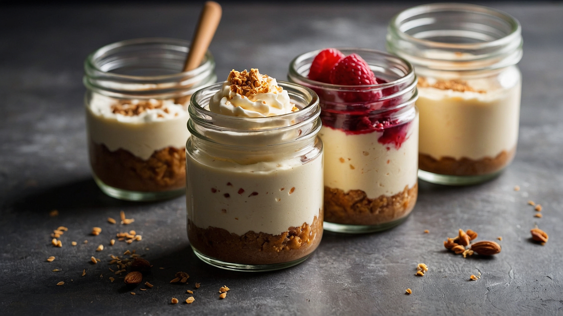 High Protein Cheesecake Jars