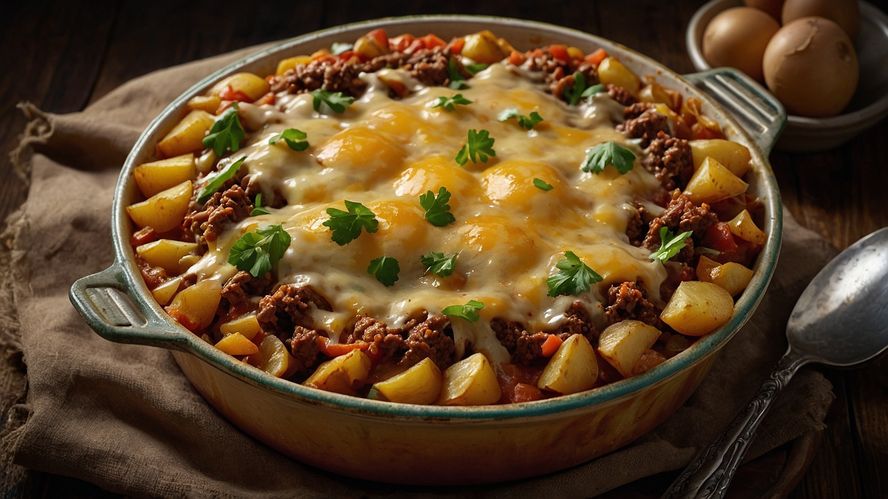 Hobo Casserole With Ground Beef Potatoes