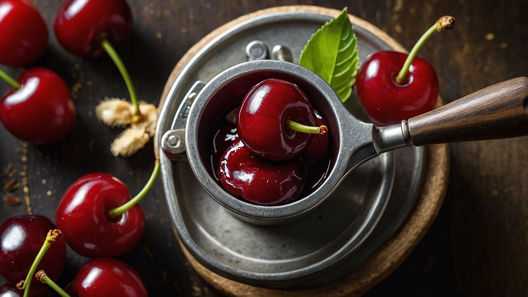 Homemade Cherry Pitter