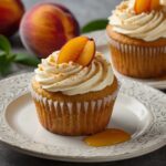 Honey Peach Cupcakes With Cream Cheese