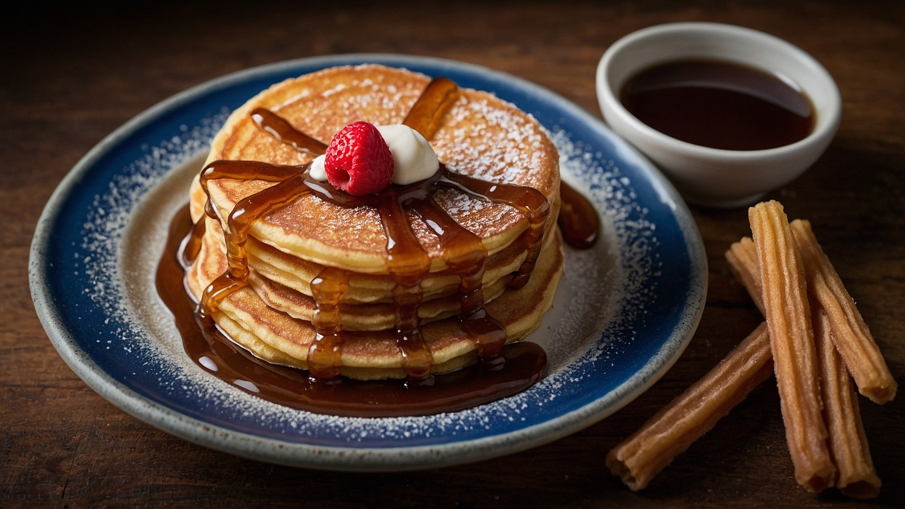 Irresistible Spanish Churro Pancakes