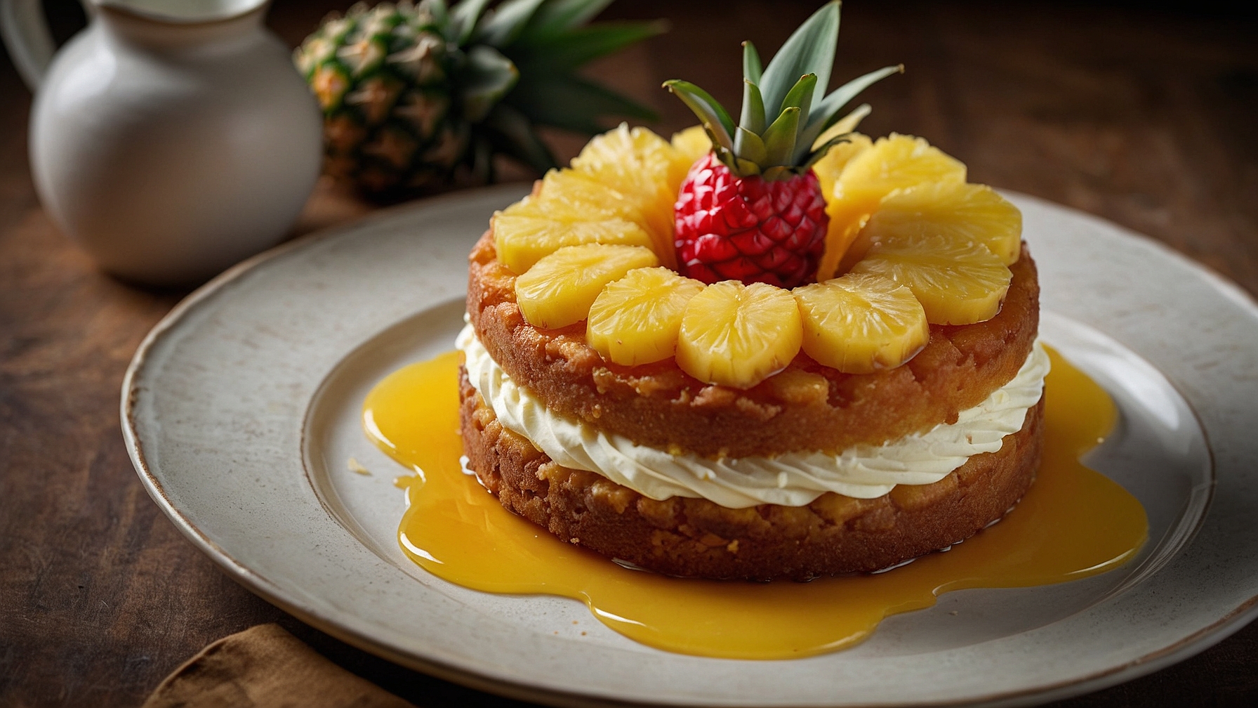 Juicy Pineapple Heaven Cake