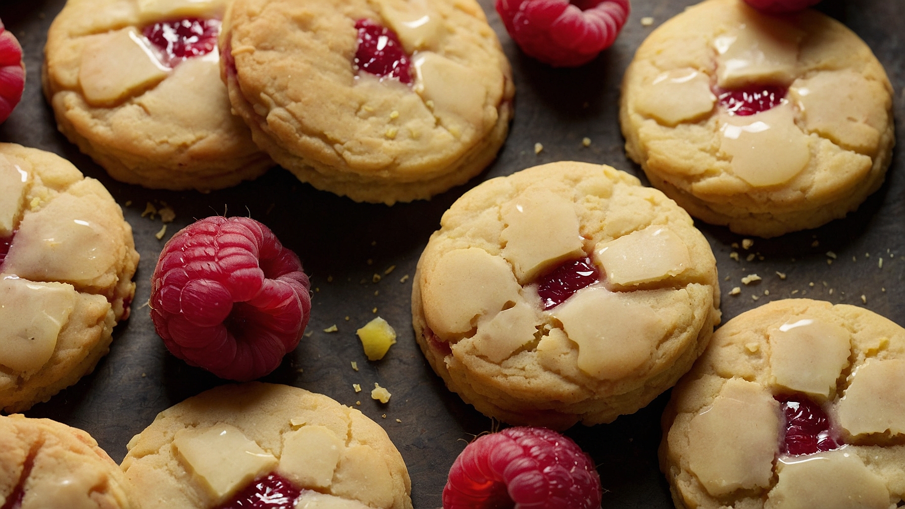 Lemon Raspberry Cookies