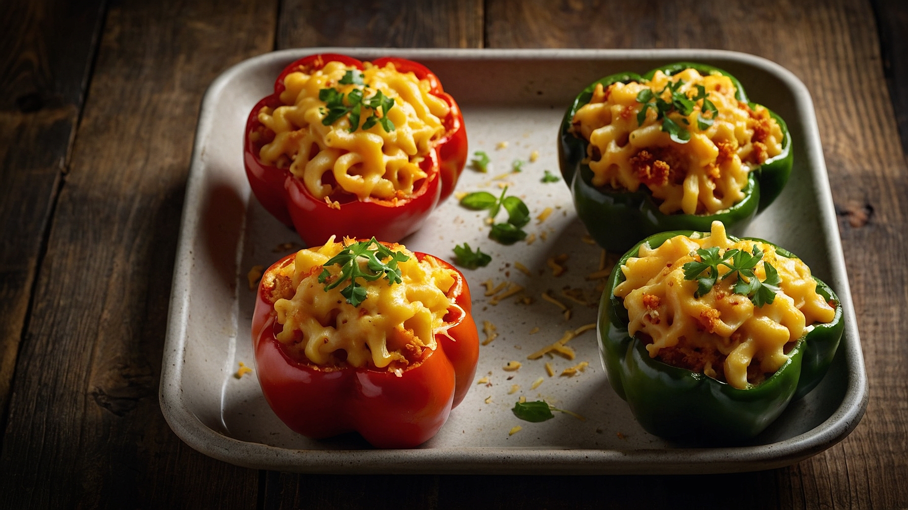 Mac And Cheese Stuffed Peppers