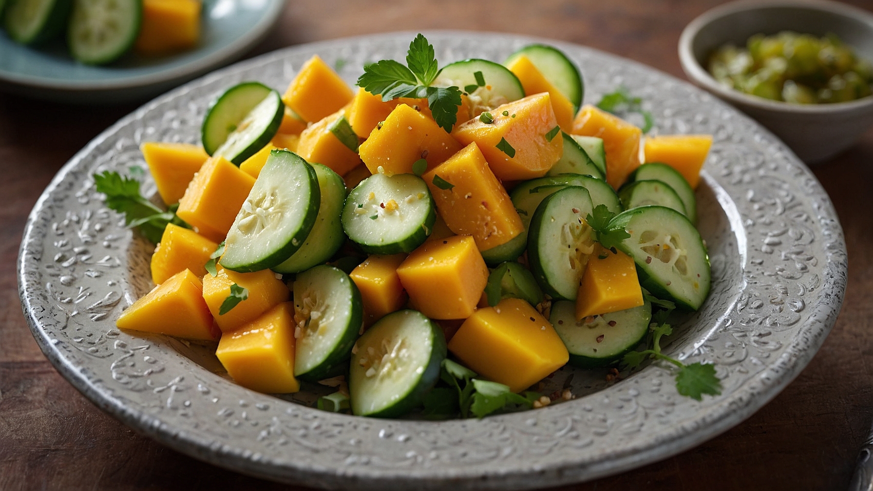 Mango Cucumber Salad