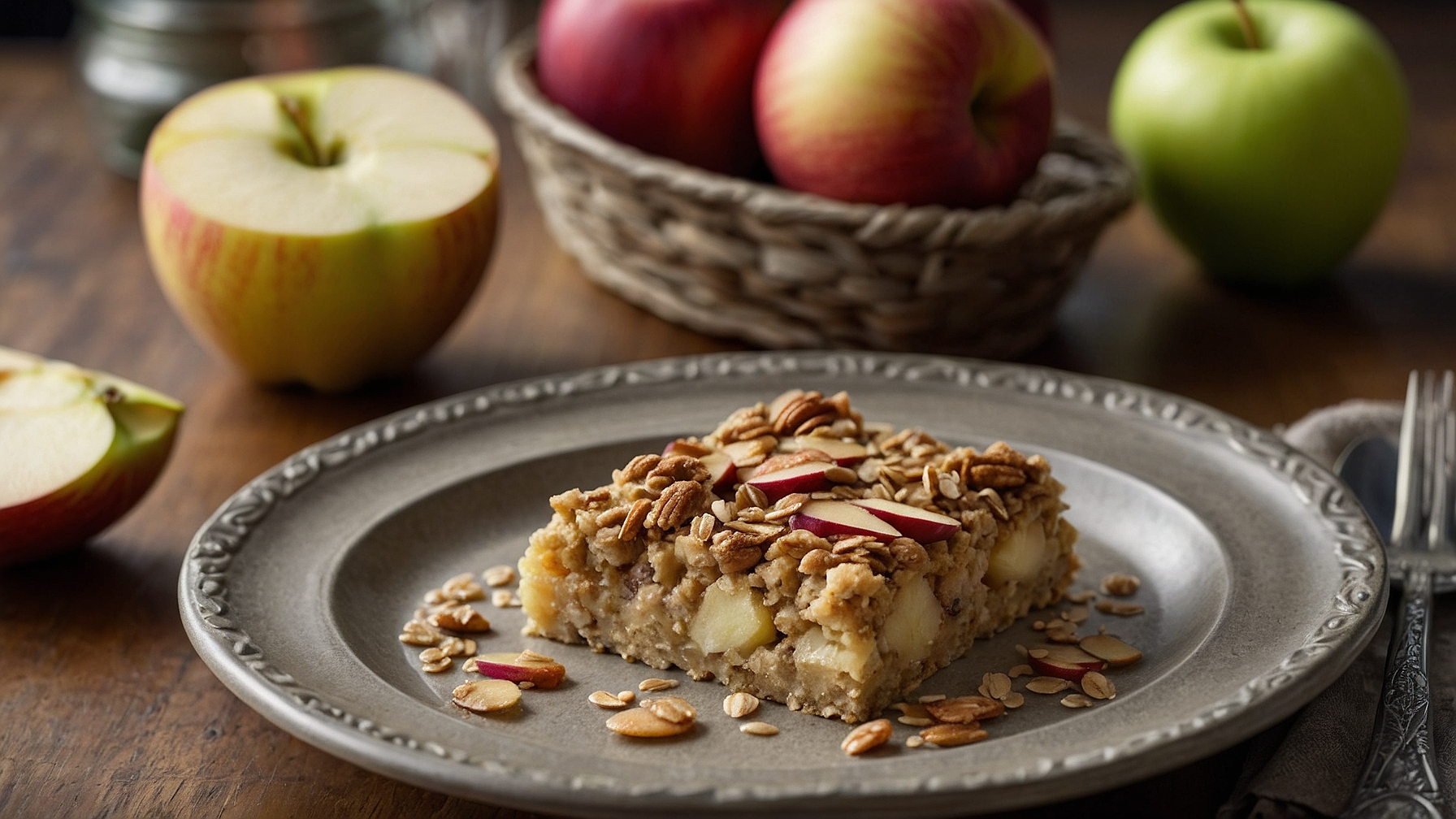 Oatmeal Apple Breakfast Bake