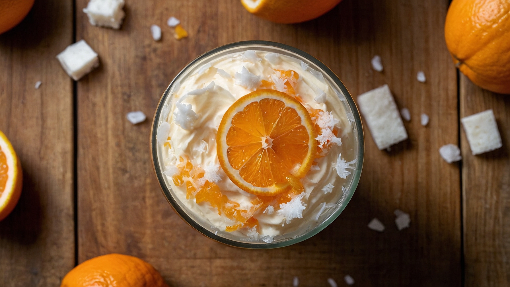Orange Coconut Creamsicle Drink