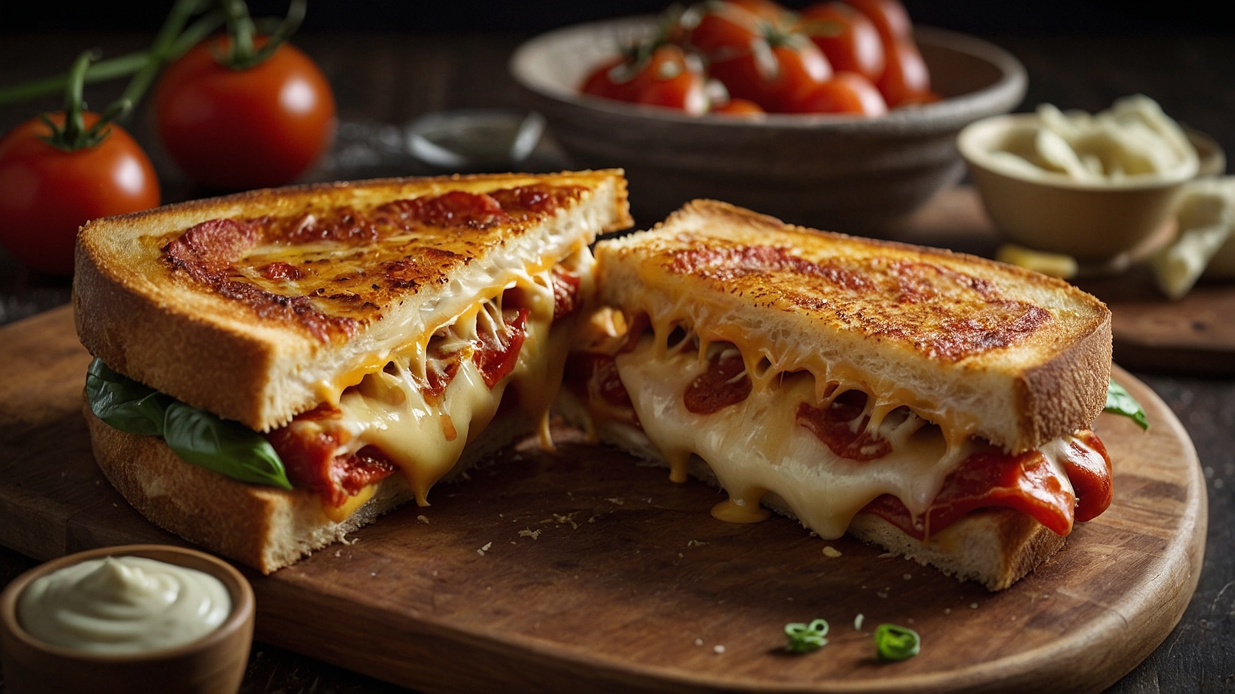 Pizza Grilled Cheese