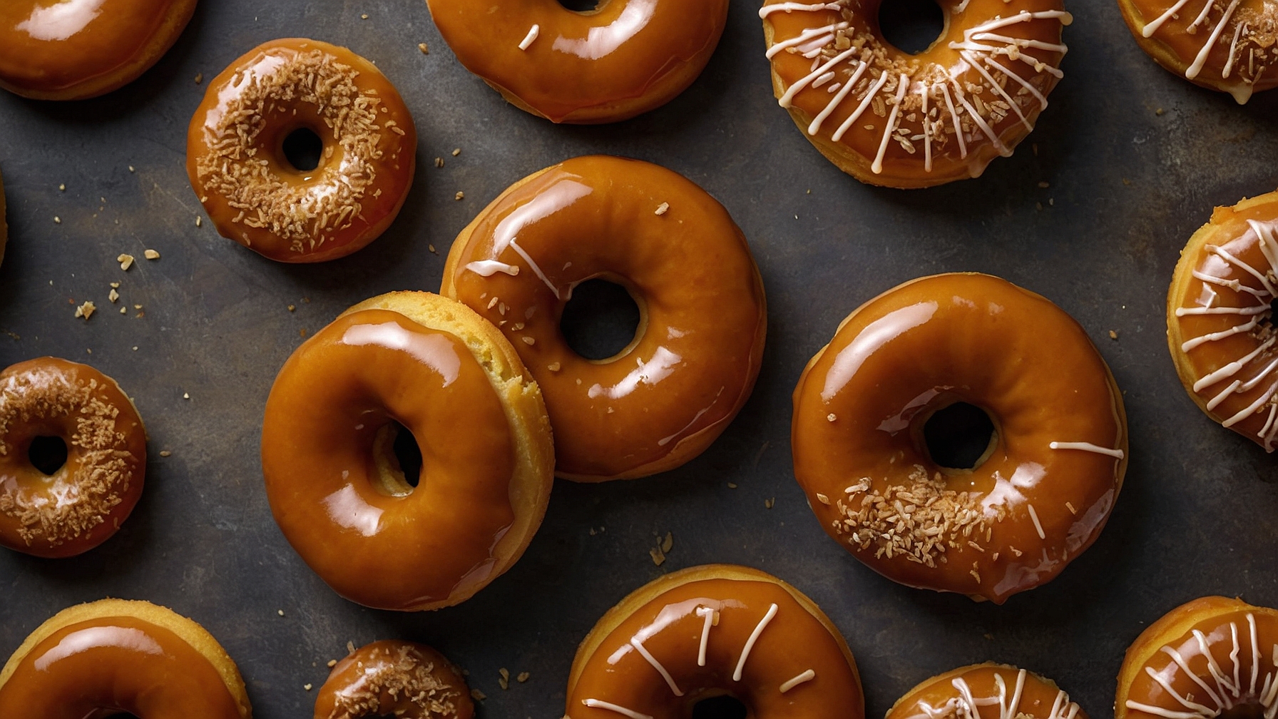 Pumpkin Donuts With Brown Sugar Glaze