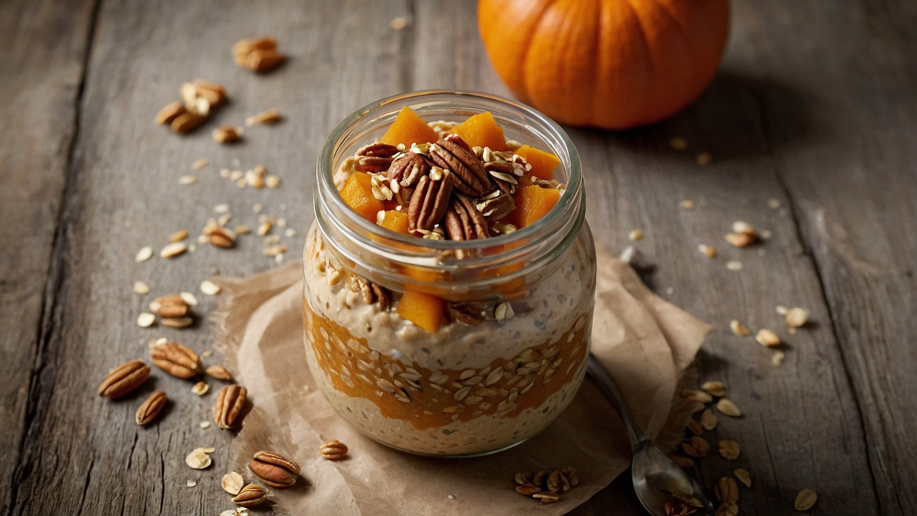 Pumpkin Pie Overnight Oats