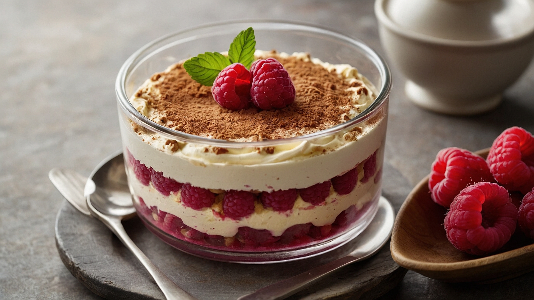 Raspberry Tiramisu