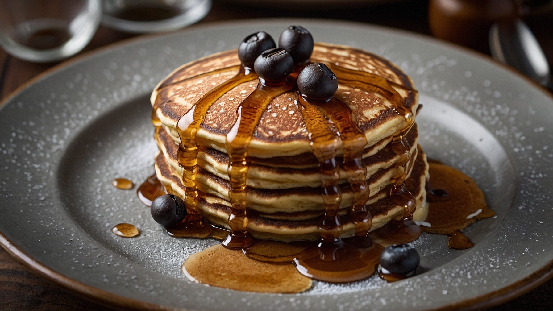 Rich And Fluffy Coffee Pancakes