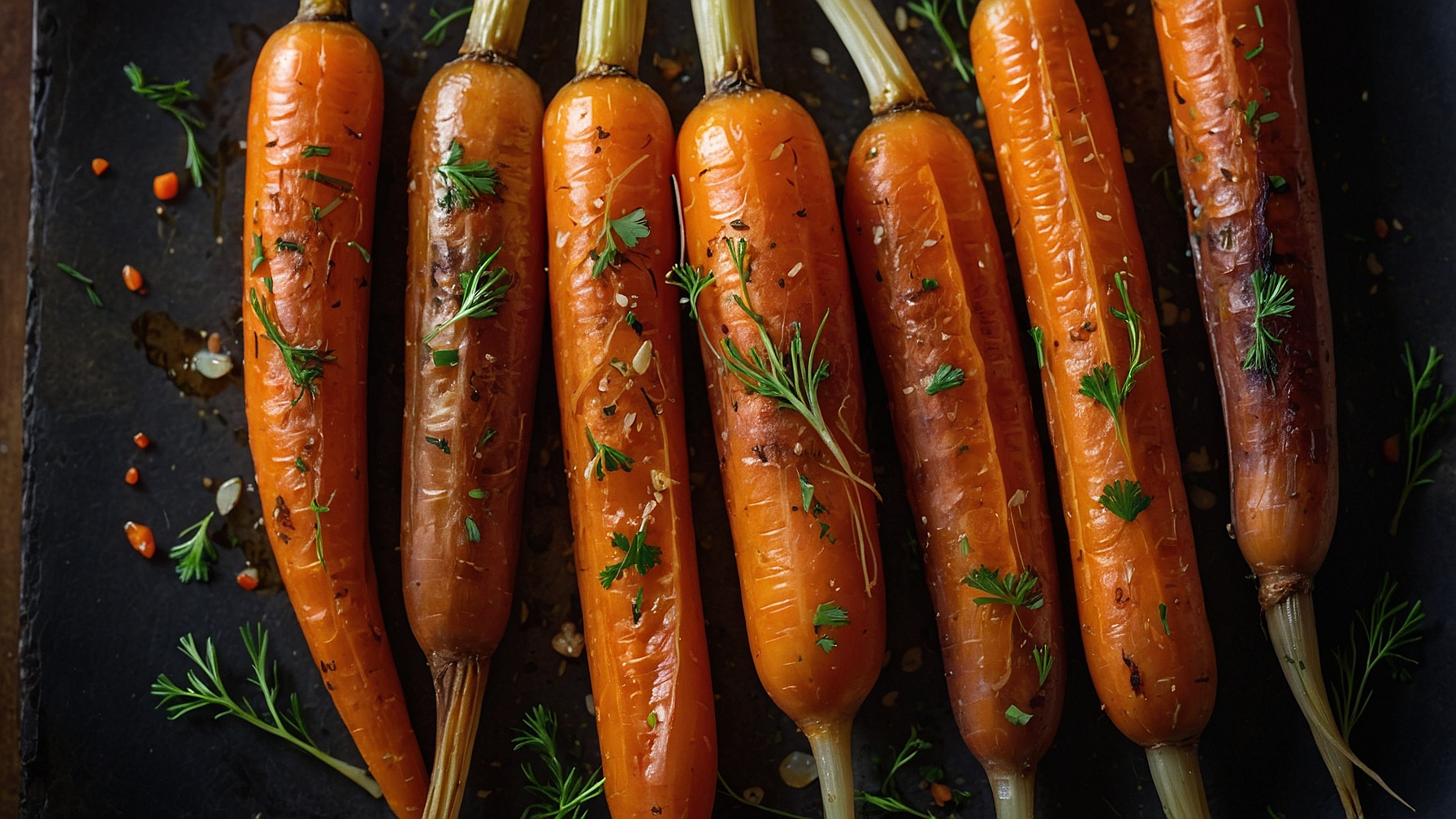 Roasted Carrots With Garlic And Onion