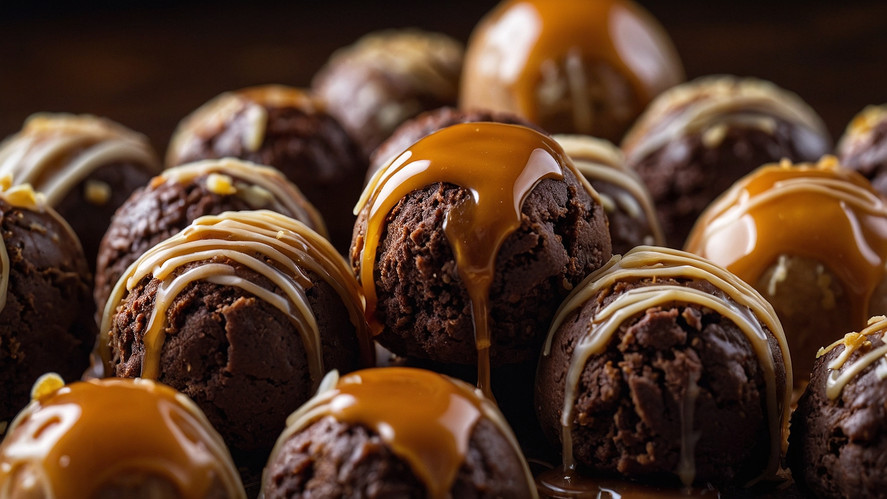 Salted Caramel Brownie Truffles