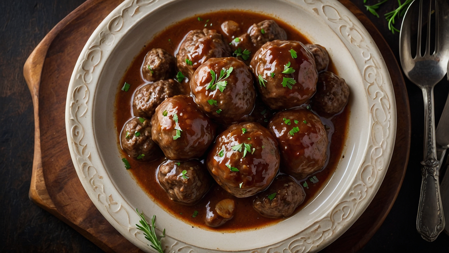 Slow Cooker Salisbury Steak Meatballs