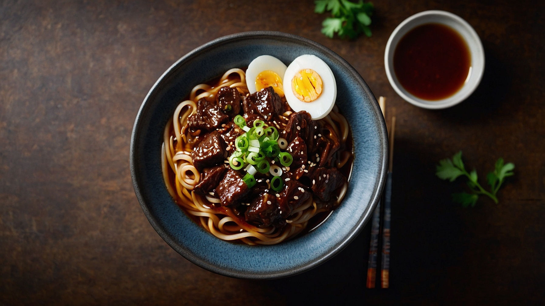 Sticky Beef Noodles