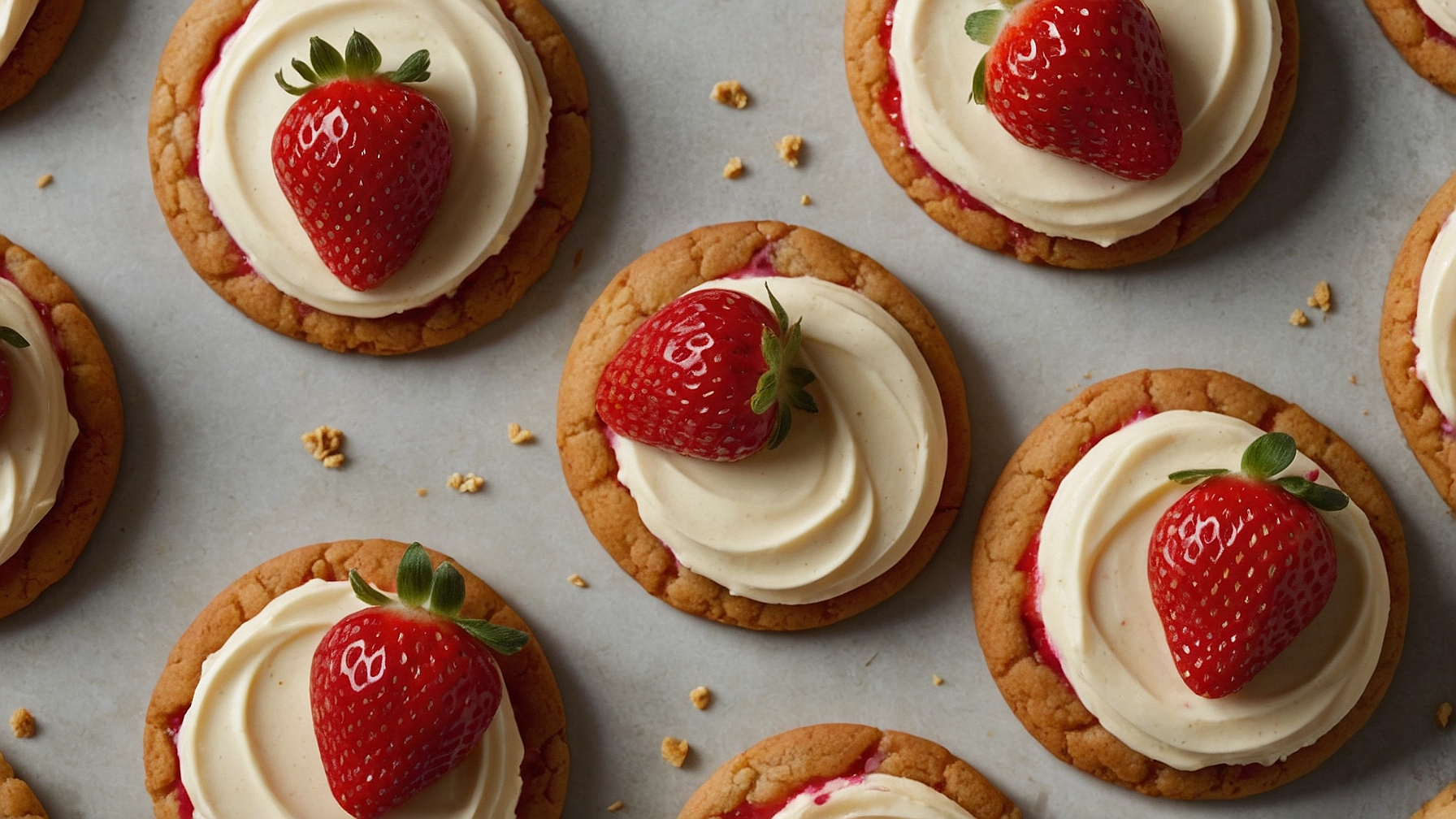 Strawberry Cheesecake Cookies